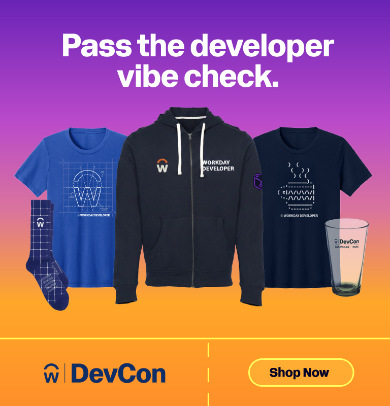 Workday DevCon 2026 hero banner.